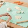 Nonstick Silicone Pastry Mat - Bread, Candy, Cookie Rolling Dough Mat - Kitchen Baking Tools and Accessories for Christmas, Lent, Thanksgiving