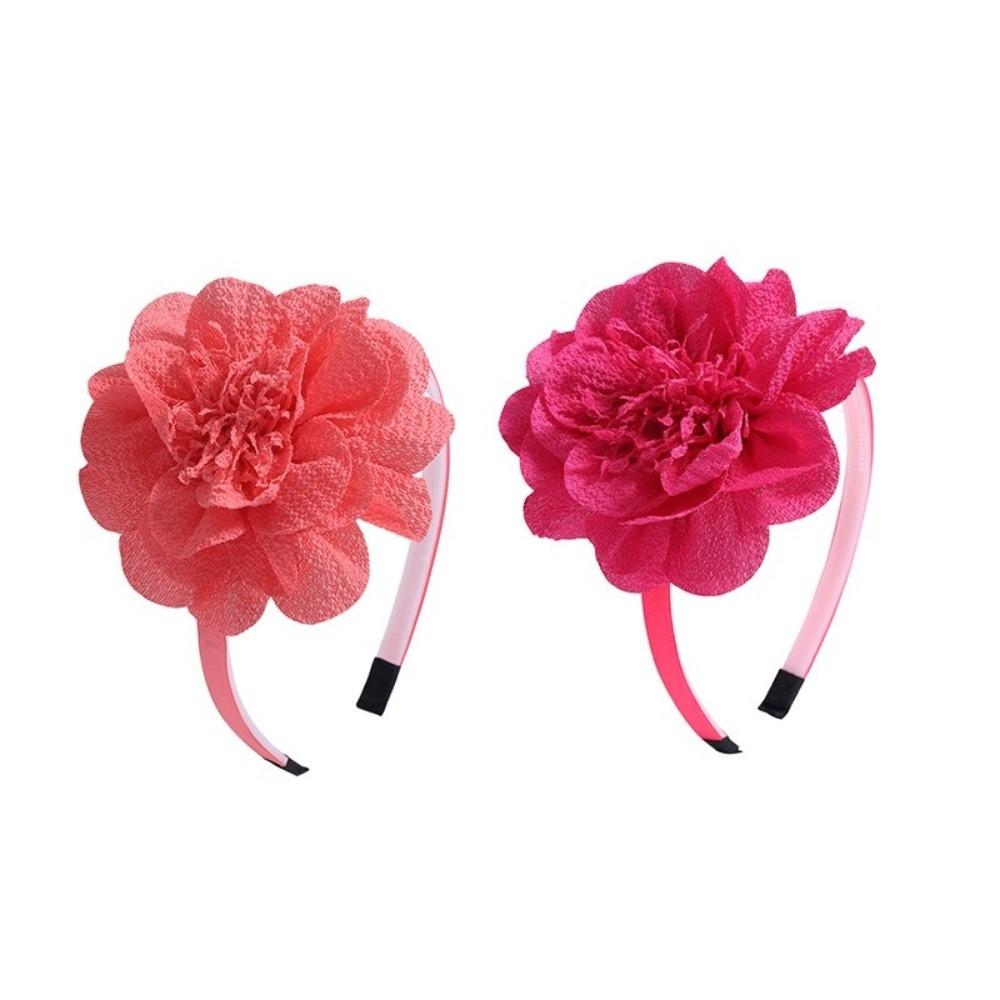 Princess Big Flower Headband Multi-Layers Girl Hair Hoop Hair Band  Hair Accessories