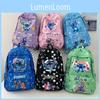 Disney Lilo Stitch Cartoon Backpack For Middle School Students With Large Capacity And Breathable Nylon Material