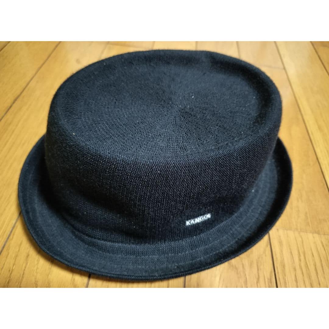Used BAMBOO MOWBRAY KANGOL bucket hat black L size