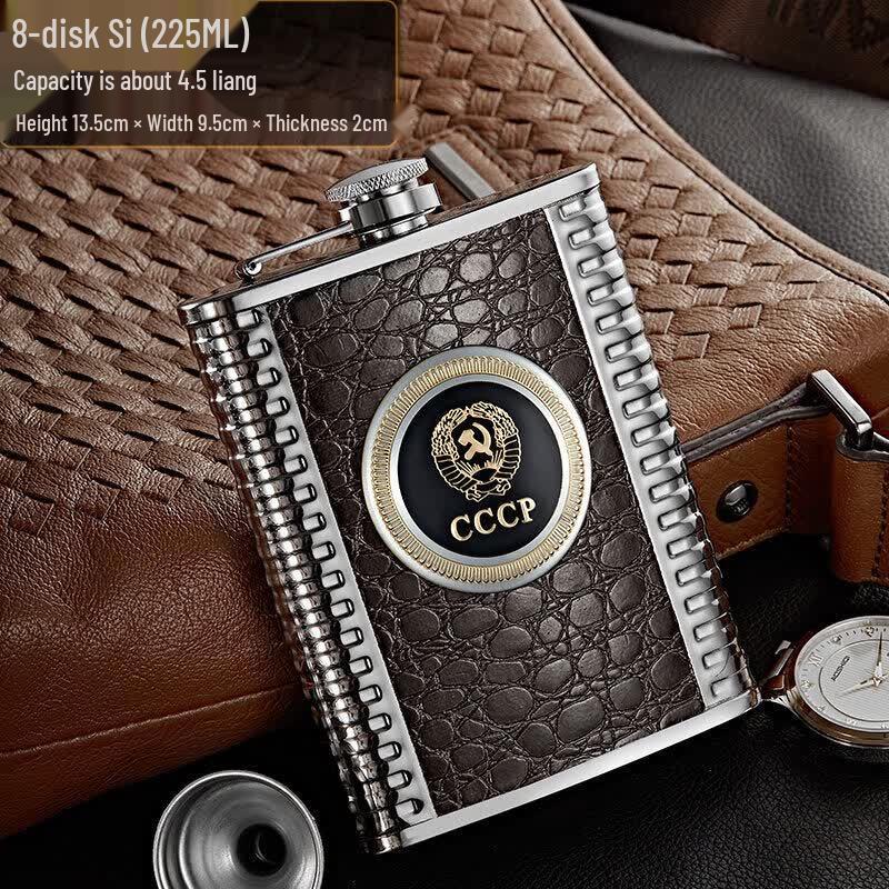 304 Stainless Steel Portable Mini Hip Flask
