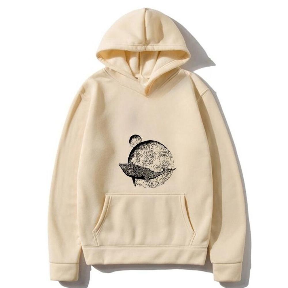 Printed Hoodie Autumn Winter Men's and Women's Fashion Hoodie