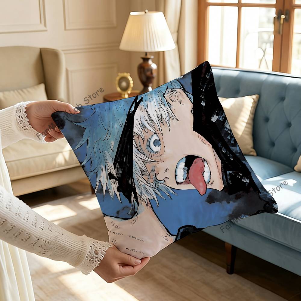 SSatoru GGojo Anime Pillow Case Ultra Soft Skin Friendly Fabric Cloud Like Comfort  Concealed Zipper