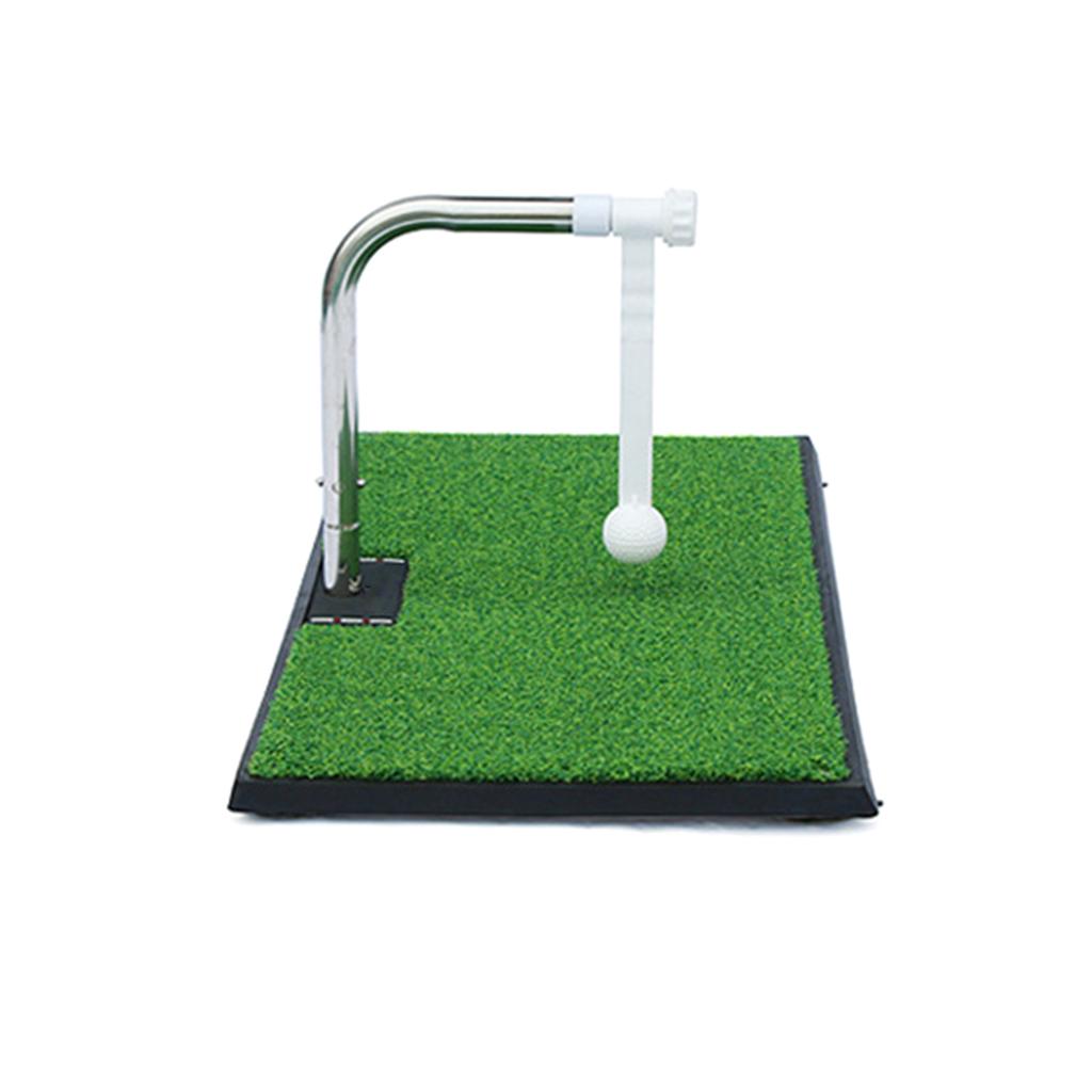 Golf Swing Trainer Golf Training Equipment Portable Golf Swing Practice Mat Hitting Training Aid for Home & Indoor