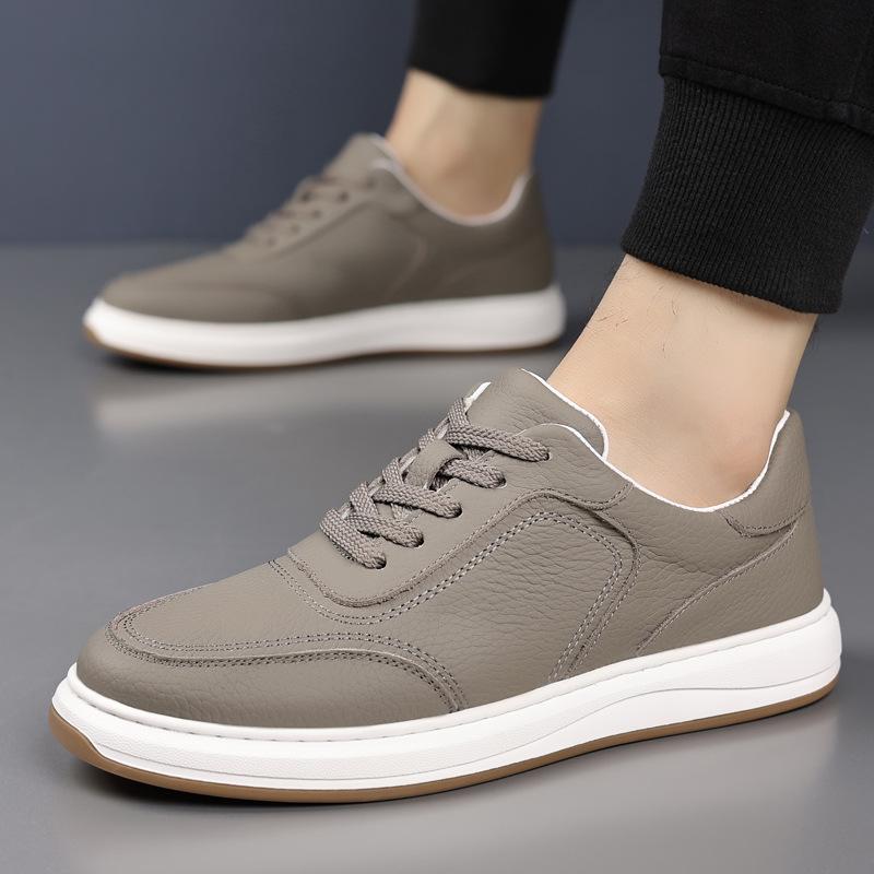New men's casual shoes leather breathable men's board shoes leather shoes men's shoes