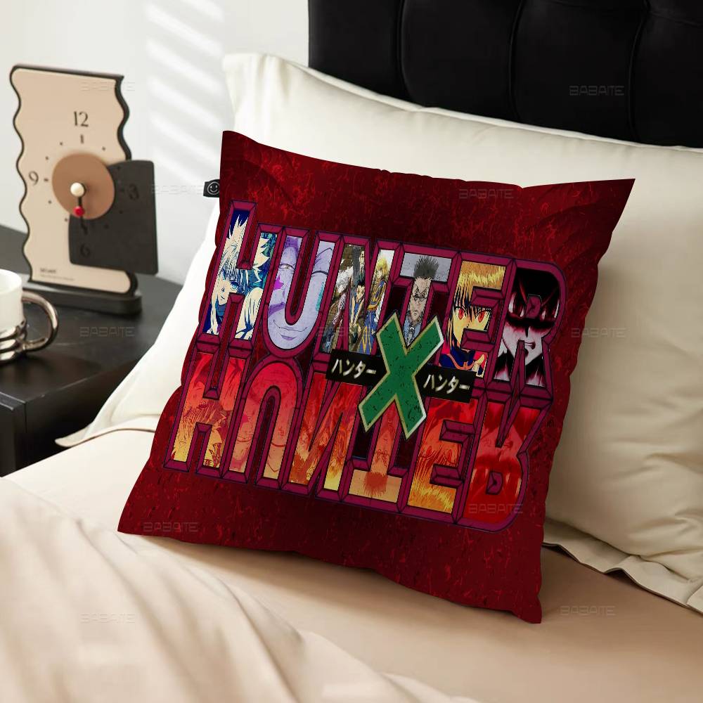 Anime Hisoka Hunter X Hunters Pillow Cover Sofa Cushion Cover Home Room Decoration Children Gift