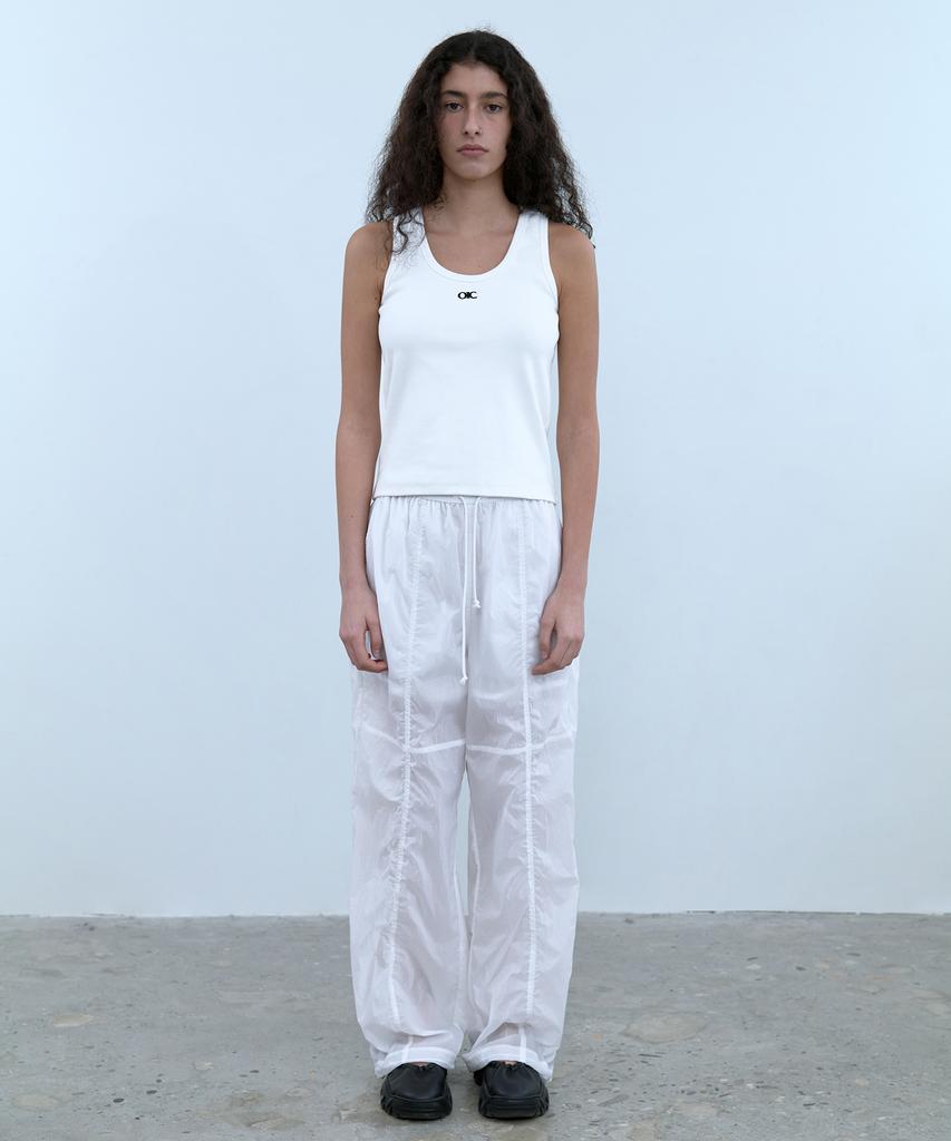 OIOI COLLECTION New Normal Shirring Pants White