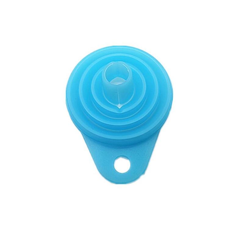 High Quality Food Grade Silicone Gel Folding Funnel Folding Telescopic Long Neck Funnel Liquid Filling Kitchen Tools