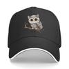 Owl Adjustable Sun Hat Perfect for Outdoor Activities Running Hiking Cycling and Casual Wear Sandwich Baseball Cap
