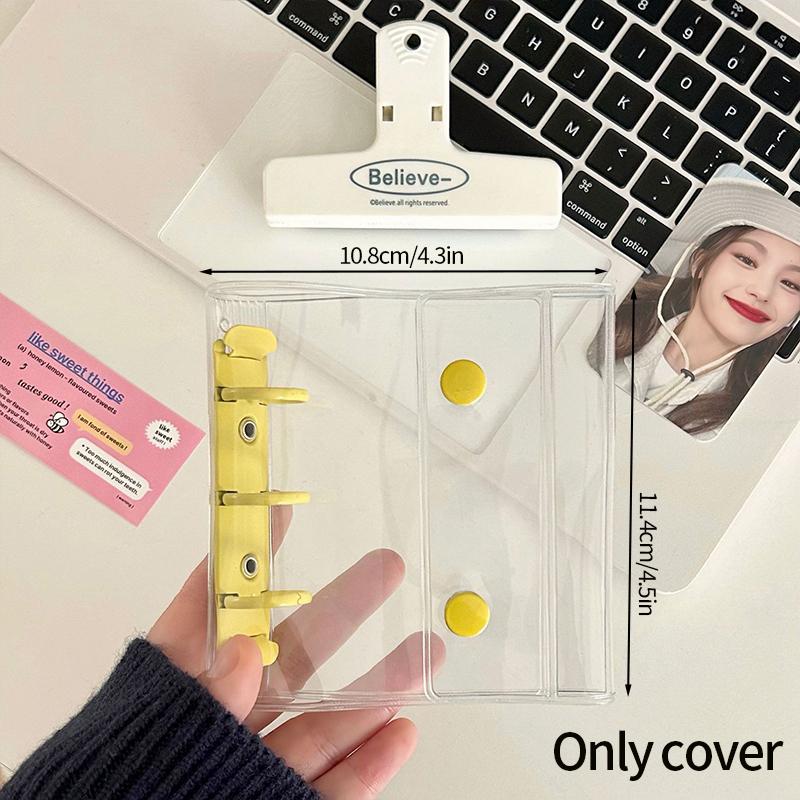 A8 Binder Photocard Holder Idol Cards Collect Book Cute Photo Album Kpop Card Holder Binder Background Kpop Album