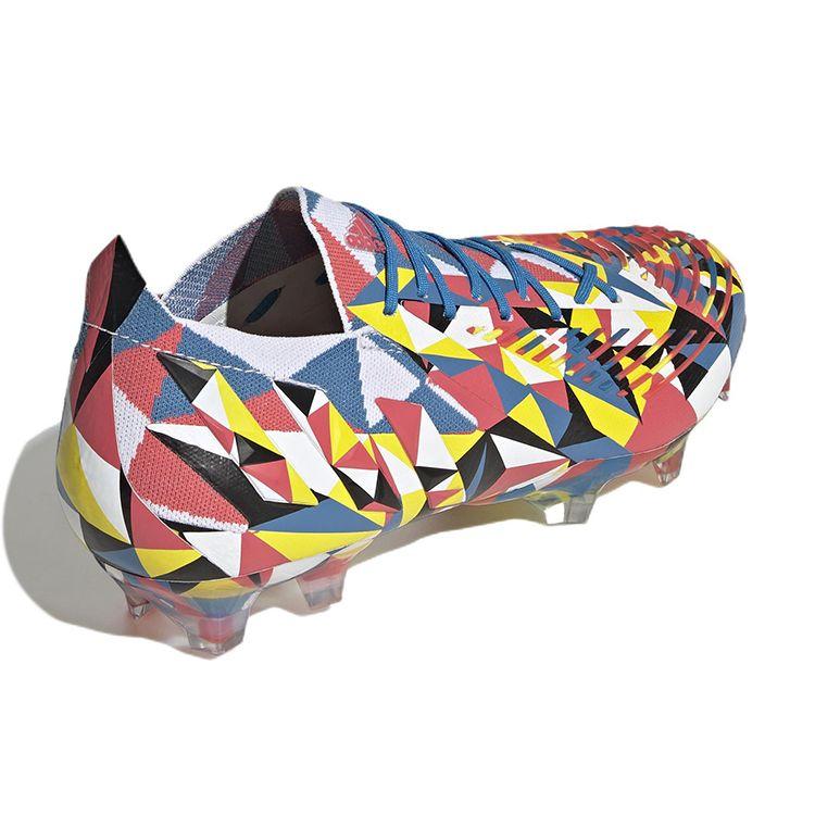 Adidas Predator Edge.1 FG Geometric Men Sneakers Blue Bright-Blue Team-Yellow GX3909