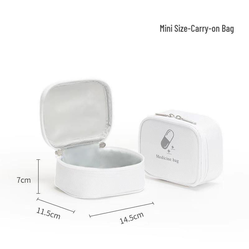 Large Capacity Outdoor & Home First Aid Kit - Portable Handheld Fabric Storage Box for Travel, Epidemic Prevention, Car & Student Use