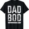 Father's Day Dad Bod Bold Distressed Text T-Shirt
