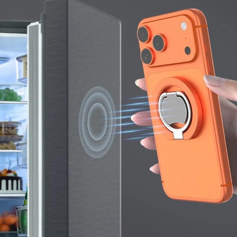 Finger Grip Stand Double Side Magnetic Holder Phone Mount Cellphone Kickstand Foldable Bracket for Phone 17 16 15