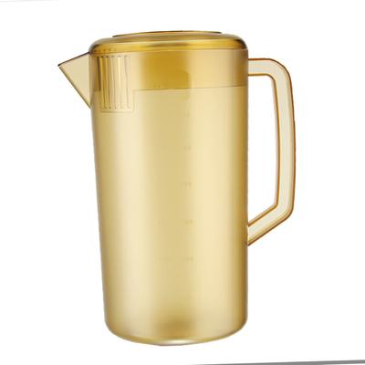 Water Pitcher PC Plastic High Temperature Resistance Frosted Kettle Mix Drinks Water Jug with Scale