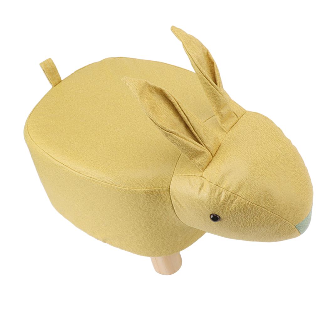 Stołek w kształcie zwierzątka z kreskówki Dziecięcy do domu Salon Uroczy drewniany podnóżek do pokoju zabaw Podwórko