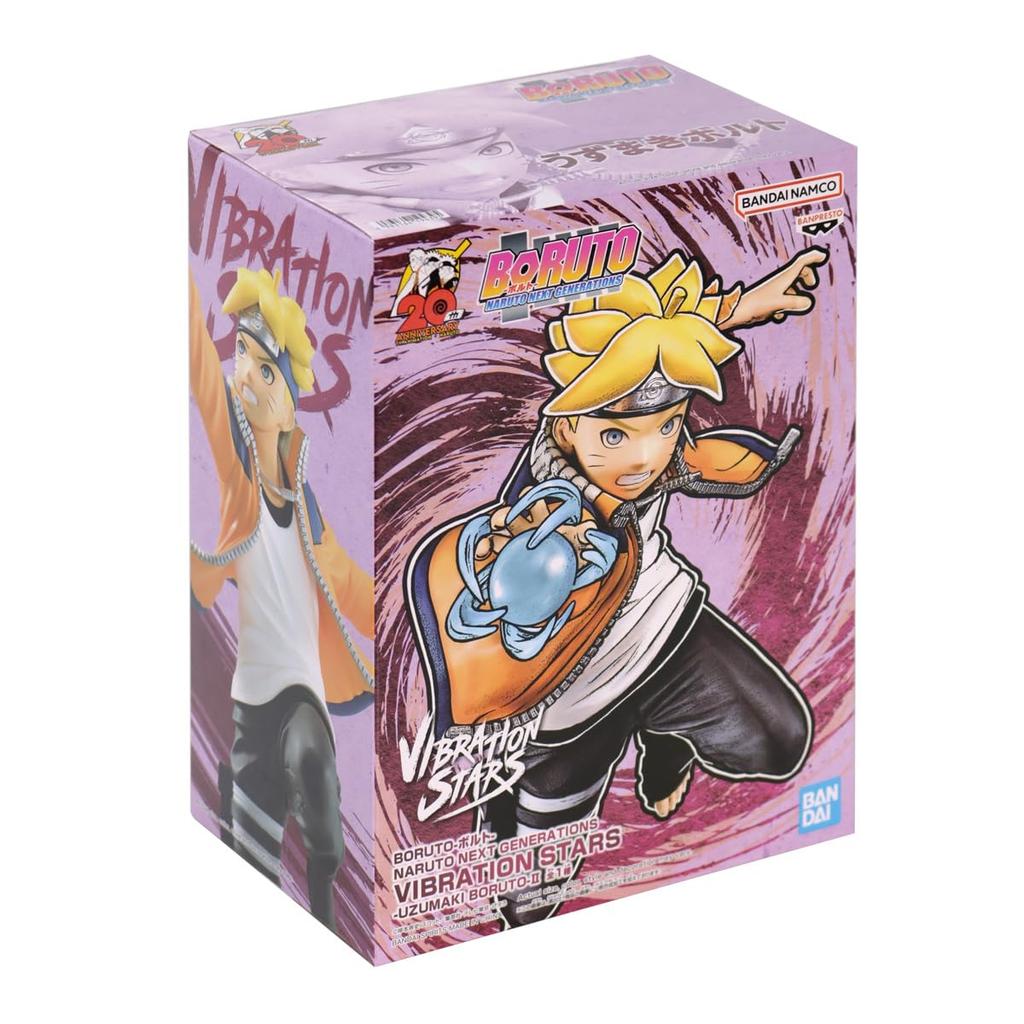 Banpresto Boruto Naruto Next Generation Uzumaki Boruto Vibration Star Collectible Figure, 5.1 inches tall