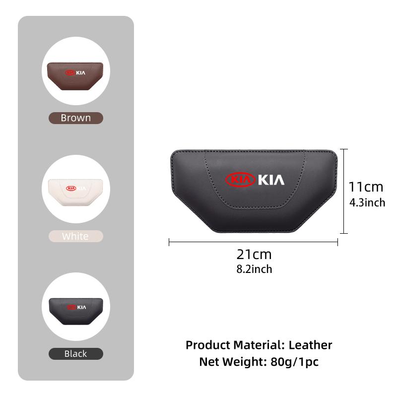 AAOI1 For KIA Car Leather Knee Pad Leg Pad Hand Inside Armrest Leg Pad Support Accessories Sorento Stinger Soul Spectra Niro Cadenza