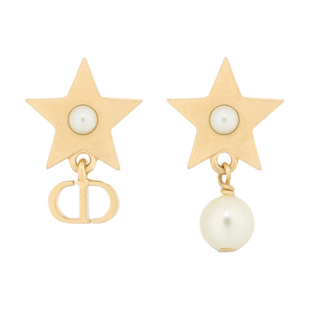 

Dior Pearl Design Metal Earrings Women earrings Gold E3903WOMRS-D301 F,Gold