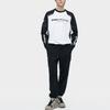 FILA Fusion Letter Mid-Waist Cuffed Loose Fit Cargo Knit Sports Pants Men pants Black T11M411601FBK