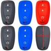 Silicone Car Key Case Holder Shell Soft Remote Cover Protector for Chevrolet Cruze Aveo Malibu Cruze Spark Sail Flip Key Bag Set