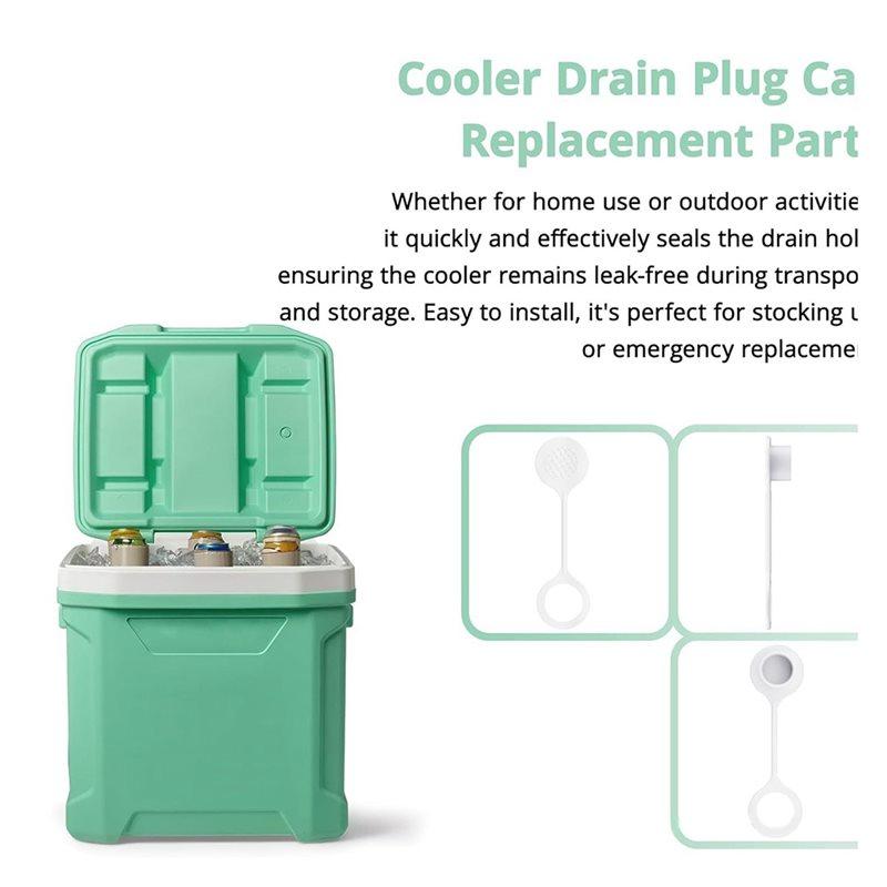 Für Kühlboxen Für Igloo 25-70 QT Eisbox Ablassstopfenkappen 2er-Pack Dreifach-Klick-Ersatzteile