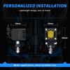 LED Motorcycle Spotlights 13W 1700LM Motorcycle Headlight Fog Light Driving Lamp High Brightness Dual Light Mode DC9-60V