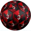 Pallone da Calcio da Partita Misura 5 Tema AC Milan Pallone da Calcio Professionale da Esterno Morbido al Tocco Pallone da Allenamento
