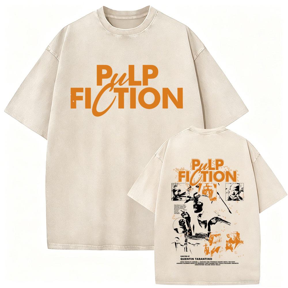 Washed Vintage Movie Kill Bill Hattori Hanzo Funny Tshirt Quentin Tarantino Film Pulp Fiction T Shirt Men Casual Retro Tshirts