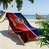 Wrexham AFC Druck Strandtuch, Großes Weiches Schnelltrocknendes Handtuch für Strand Camping Schwimmen