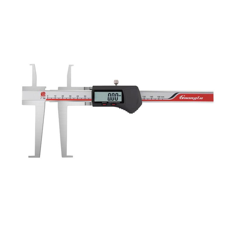 Guilin Guanglu High Precision Digital Caliper with Double Inner Groove, 24-150mm for Inner Diameter and Hole Measurement