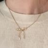 ELYONA Bow Necklace (silver)