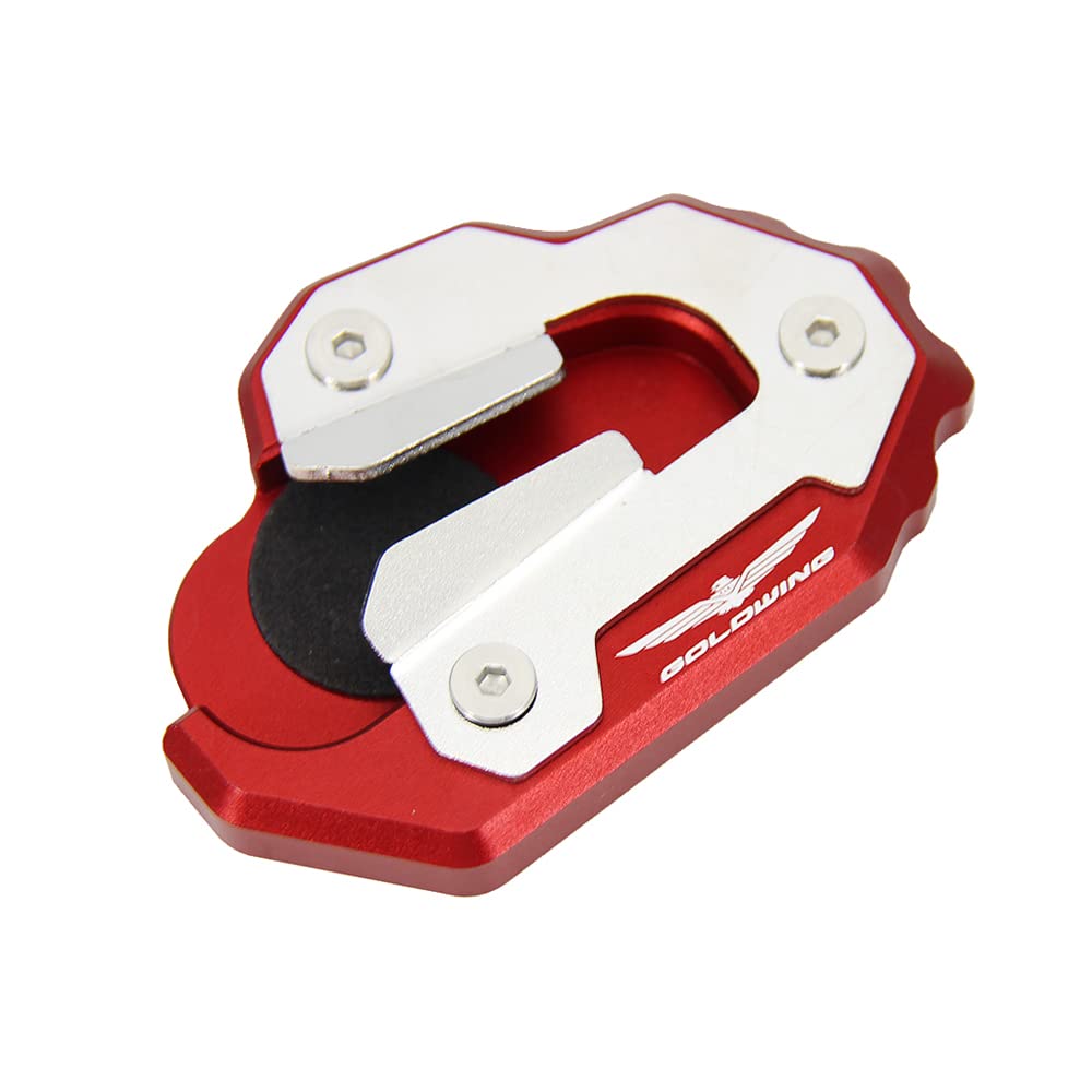 

RAIMTO Applicable Goldwing GL1800 2018-2023 Goldwing 1500/1200 2022 Accessories Kickstand Side Stand Extension Extender Plate Pad красный