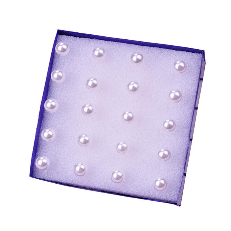 High-Class Transparent Pearl Resin Earrings – Allergy-Friendly Ear Studs for Sensitive Ears