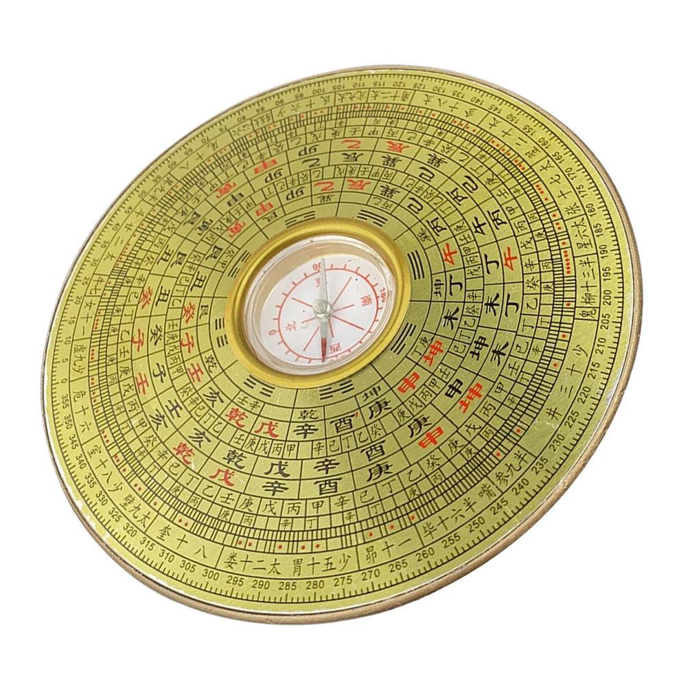Decorative Chinese Ancient Compass with Fine Workmanship Alloy Material for Indoor Outdoor Use Vintage Style Direction Tool Chic