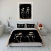 Skeletons Holding Hands. Bedding Sets Duvet Cover Sets Duvet Covers Pillowcases(1 * Duvet Cover 2 * Pillowcases Without Duvet Insert)