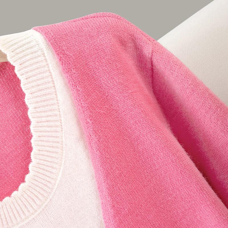 Tachi Women's Color-Block Faux-Layered Knit Sweater