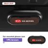 Car Portable Sun Visor Sunglasses Holder Case Glasses Boxes Interior Accessories For KIA Ceed Sportage Rio K5 K2 Optima Cerato drlqc11