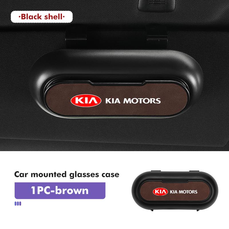 Car Portable Sun Visor Sunglasses Holder Case Glasses Boxes Interior Accessories For KIA Ceed Sportage Rio K5 K2 Optima Cerato drlqc11
