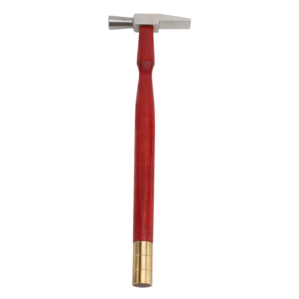 Dual Head Hammer Double Face Jewelry Mallet Wood Handle Goldsmith Hammer for Woodworking Watchmaker