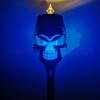 Solar Halloween Skull Lights Flickering Flame Torch Lights Waterproof LED Outdoor Decor for Patio Yard Path Landscape Lighting