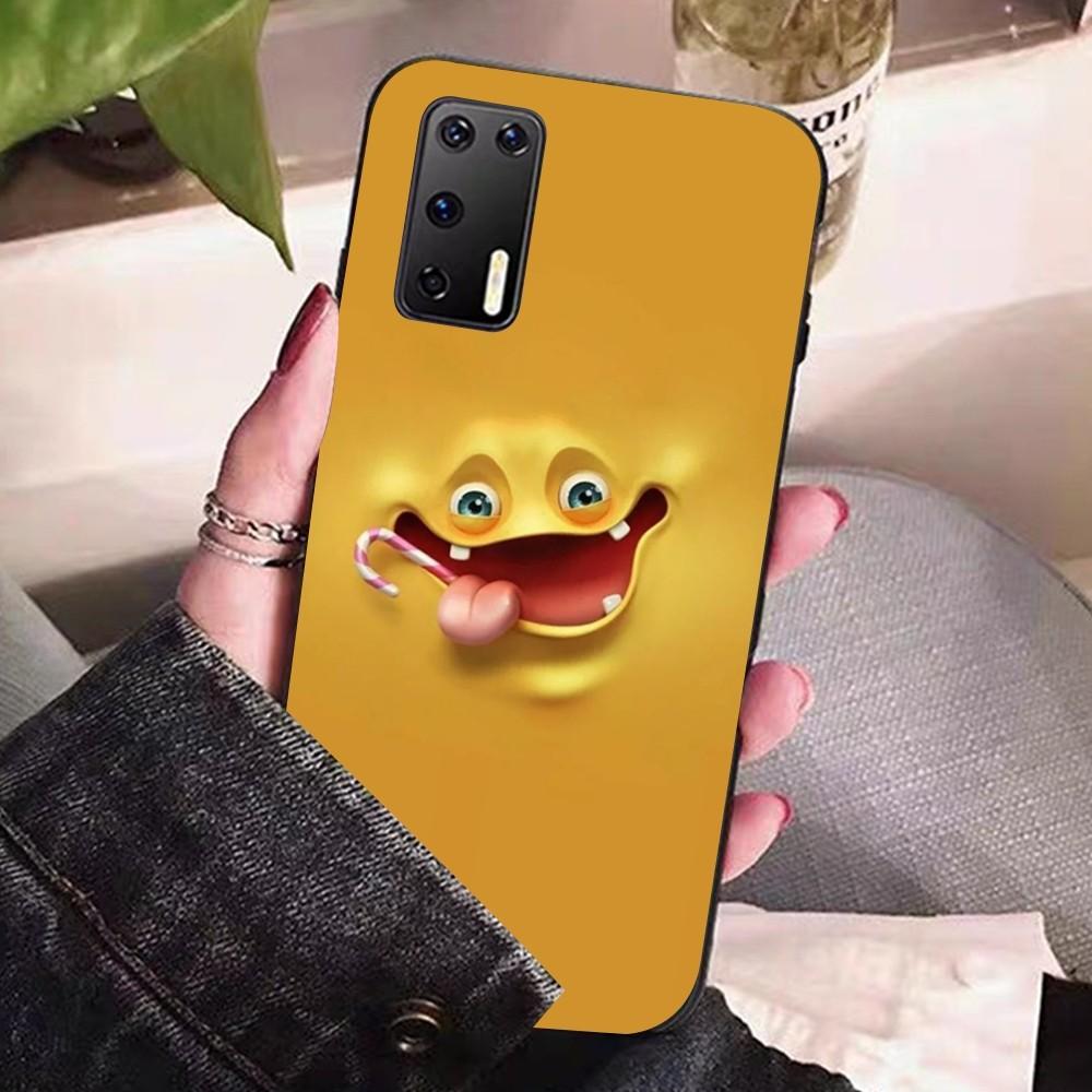 3D Funny Face Phone Case For Huawei P 8 9 10 20 30 40 50 Pro Lite Psmart Honor 10 lite 70 Mate 20lite