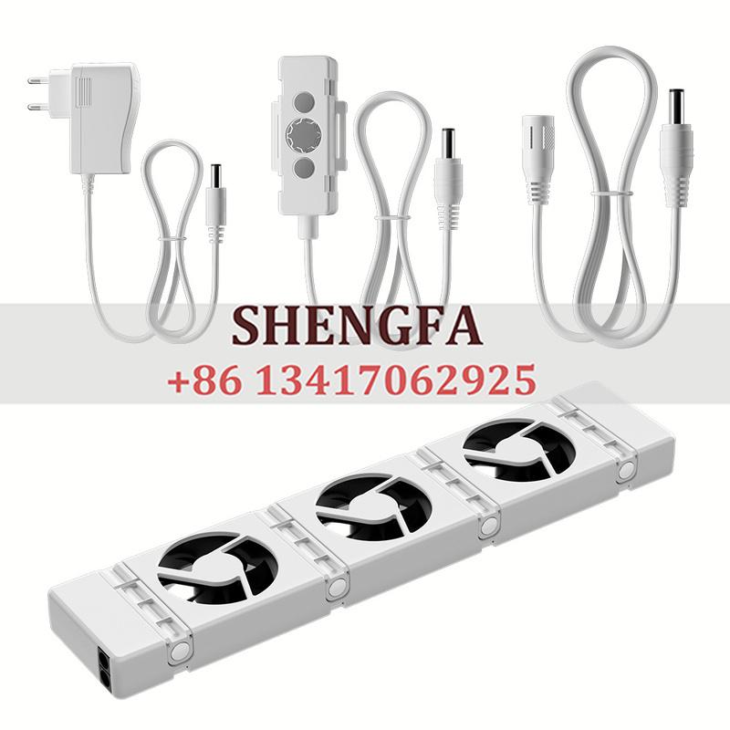 Radiator Fan1 Piece Running Quiet Heat Dissipation Fan Smart Heater Fan for Heaters, Improve Heating Performance and Save Energy DDT-50-70 чёрный