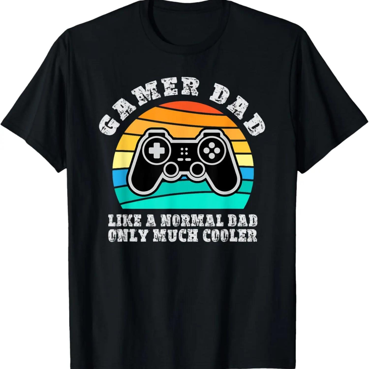 Футболка Папа-видеоигрок - Папа-геймер Я папа-геймер Смешная футболка S