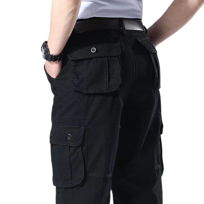 Pantaloni da jogging Harem Cargo con tasche da uomo, casual, da esterno, stile Harajuku, da strada, larghi, taglie forti