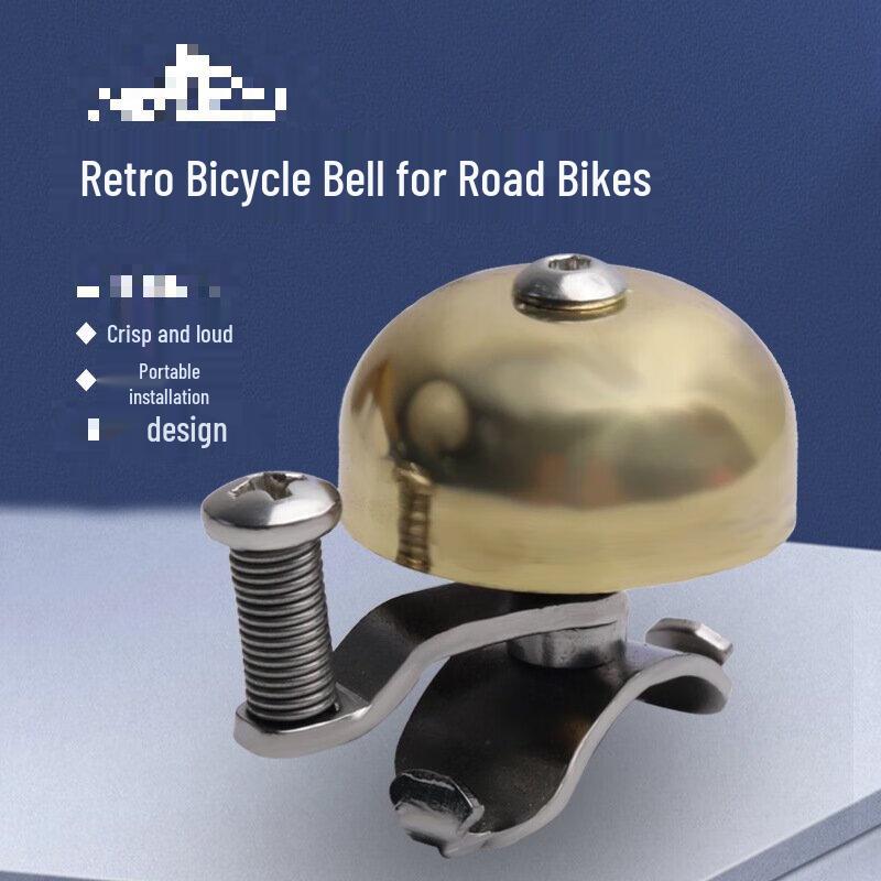 

Retro Copper Road Bike Bell
