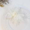 3D Organza Flower Appliques Handmade Clothing Flower Patches Sewing On Materials