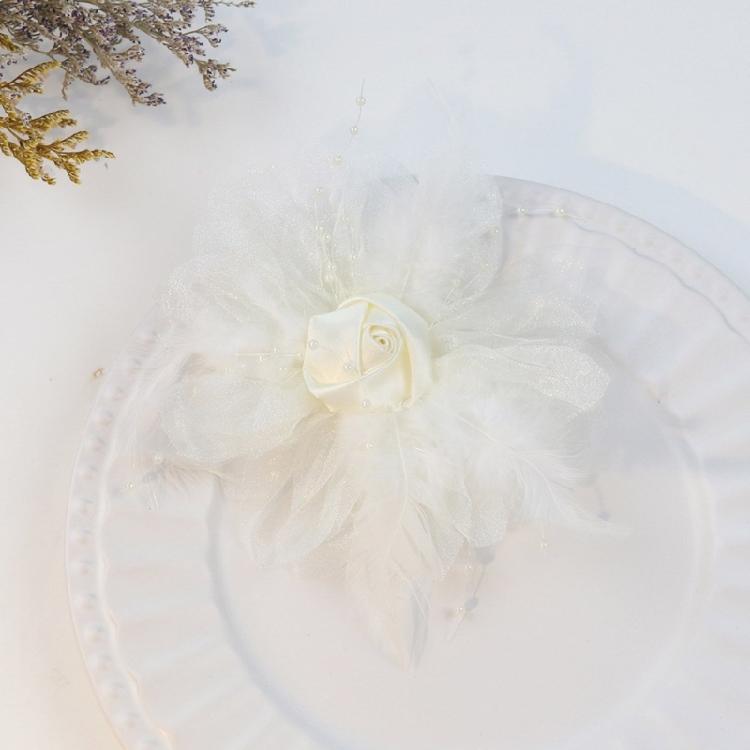 3D Organza Flower Appliques Handmade Clothing Flower Patches Sewing On Materials