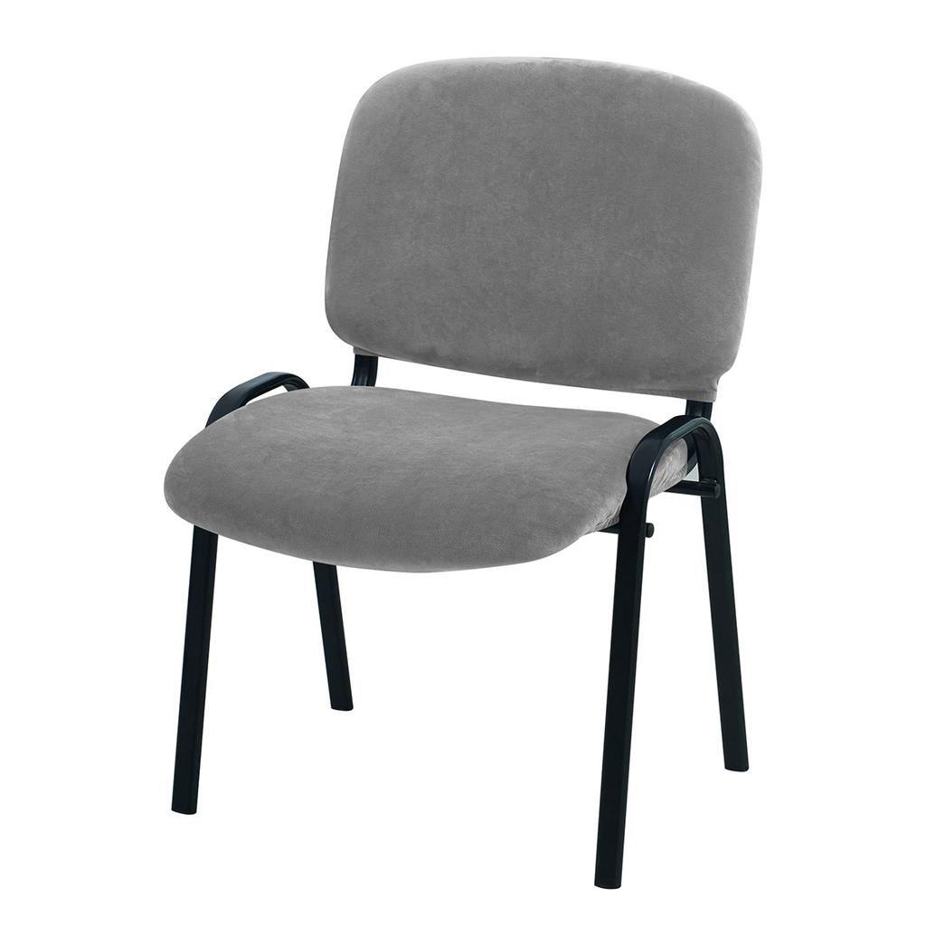 2Pcs/Set Solid Color Velvet Folding Dining Chair Cover Office Chair Backrest Seat Covers chair Slipcovers for Office Wedding