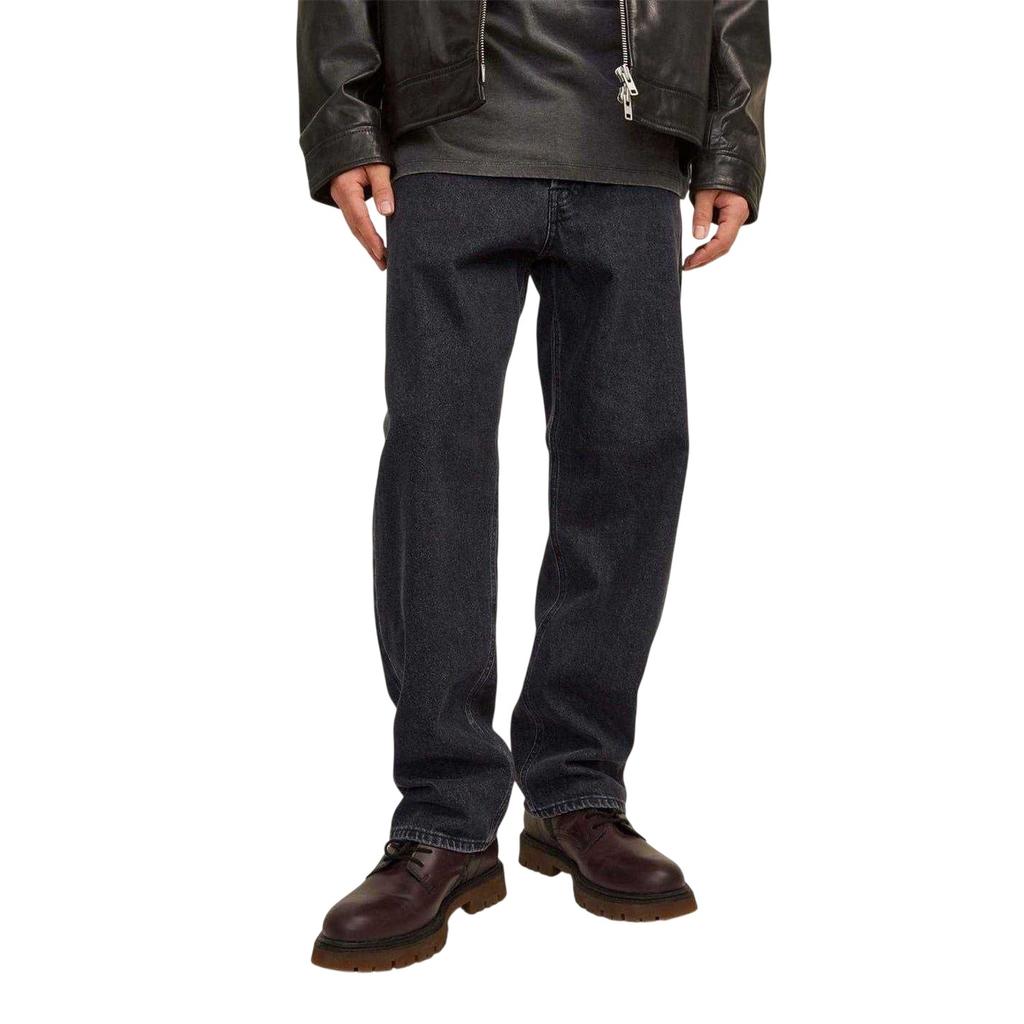Jack And Jones Mens Mid Rise Wide Leg Jeans